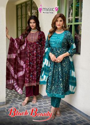 Mystic9 black beauty vol 7 wholesale printed kurti